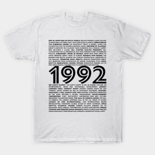 1992 Time Capsule Collection: Unique Birthday Gifts for the Vintage Soul T-Shirt